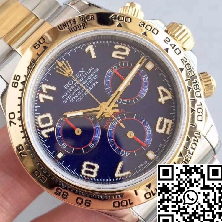 Rolex 3A Blue Wrapped Factory 18K 1118 Gold Comfortable Cosmograph Daytona 116503 Yellow Dial 0715